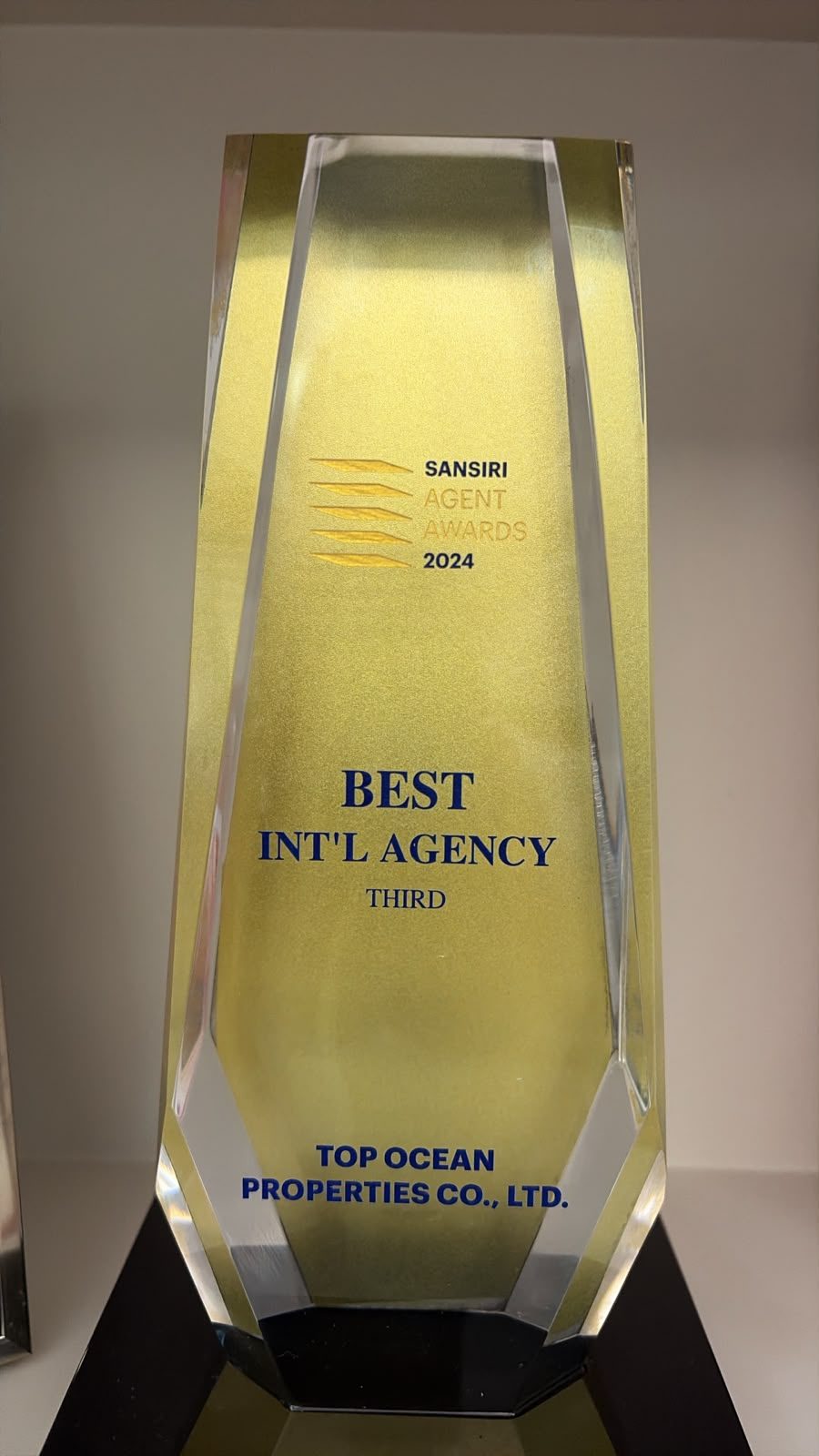 Sansiri Agent Awards 2024 - Best international Agency